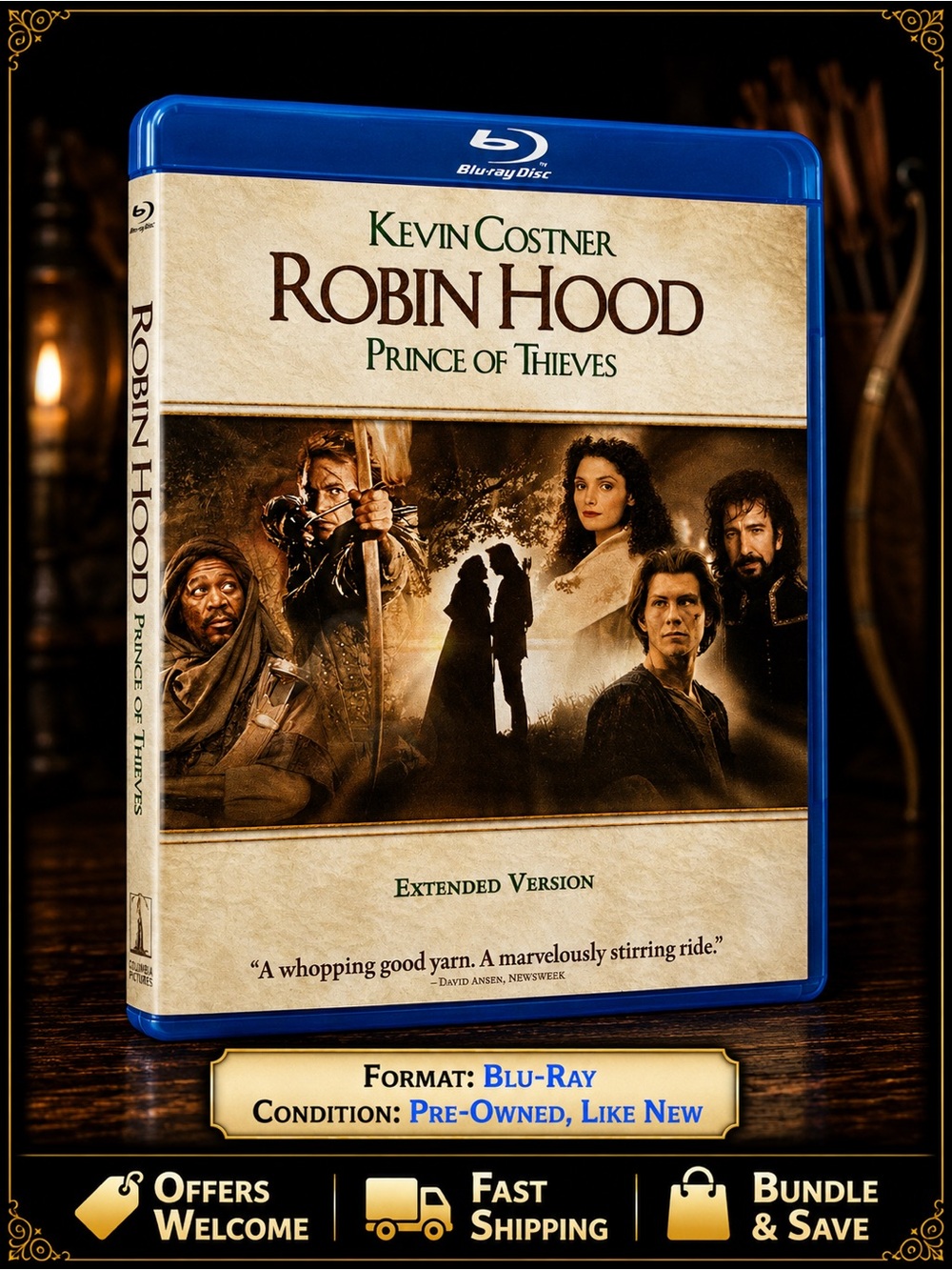 Robin Hood Prince of Thieves Blu-ray Extended Edition